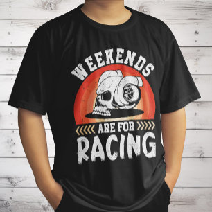 Camiseta Fins de Semana São Para Corridas de Moto de Terra