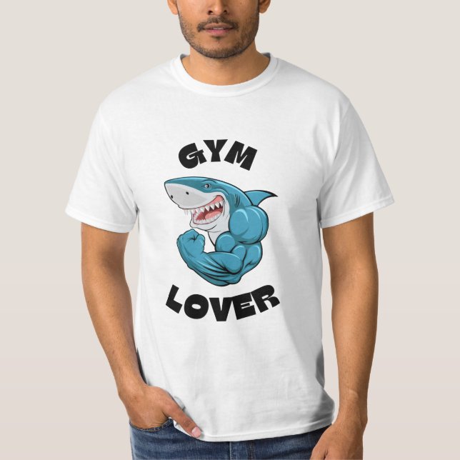 Camiseta Fins Poderosos: Tee 'Gym Lover' (Frente)