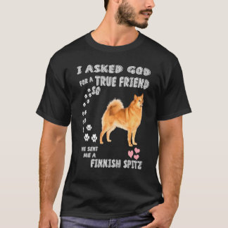 Camiseta Finsk Fala Mamãe Caça Pai Cachorro Figurino Finni