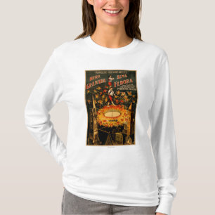 Camiseta Fio alto revolvendo da fonte pirotécnica