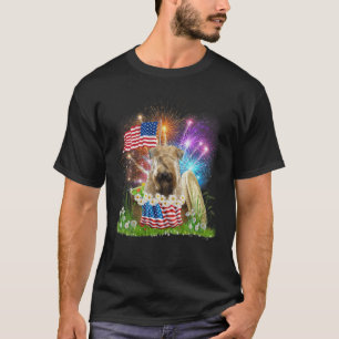 Camiseta Fio De Fogo De Bandeira Com Revestimento Suave Ter