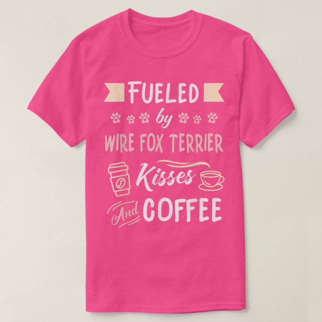 Camiseta Fio De Kisses Terrier E Café (Frente do Design)