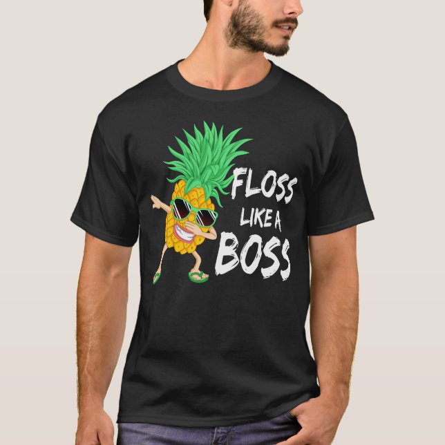 Camiseta fio dental como chefe (Frente)