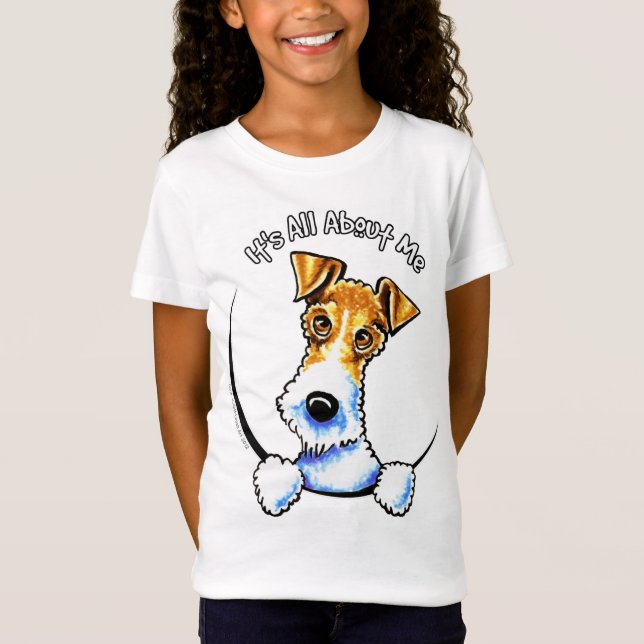 Camiseta Fio Fox Terrier É tudo sobre mim IAAM (Frente)