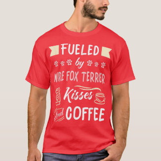 Camiseta Fio Fox Terrier Kisses E Camisa-Café