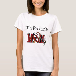 Camiseta Fio Fox Terrier Mãe presentes