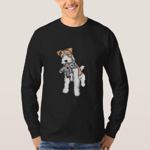 Camiseta Fio Fox Terrier Plush Mix Stuffed Animal Fox Terr