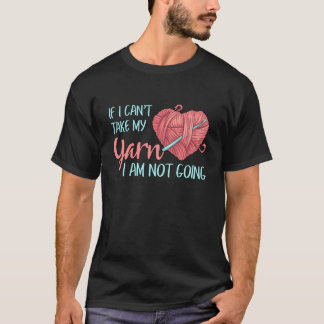 Camiseta Fio Tricô Crochê Eu Não Vou Crochê