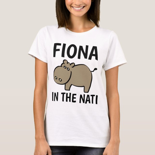 Camiseta FIONA CINCINNATI HIPPO T-Shirts (Frente)