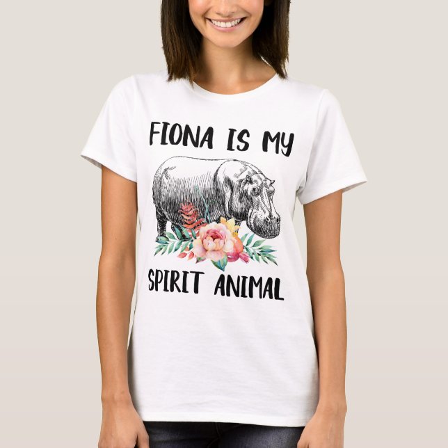 Camiseta Fiona é meu animal espiritual (Frente)