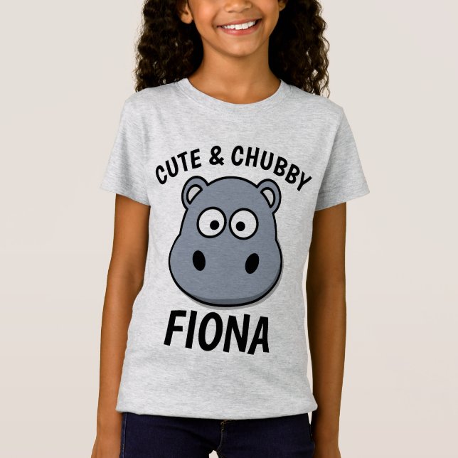 Camiseta FIONA HIPPO Kids T-shirts em bruto (Frente)
