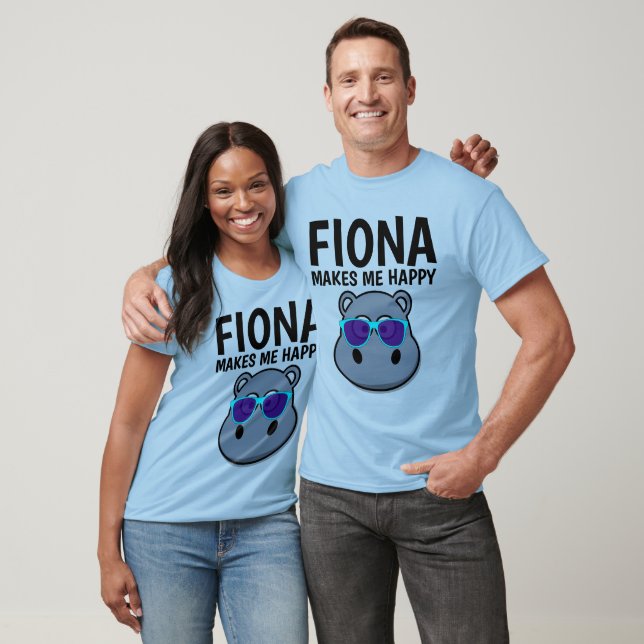 Camiseta FIONA HIPPO ME FAZ FELIZ T-shirts (Unissex)