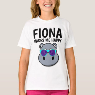 Camiseta FIONA HIPPO ME FAZ FELIZ T-shirts
