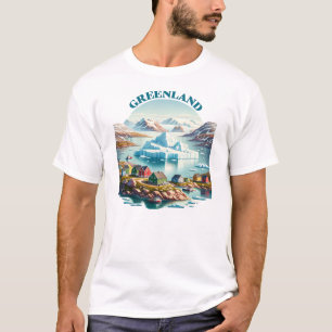 Camiseta fiorde da Gronelândia