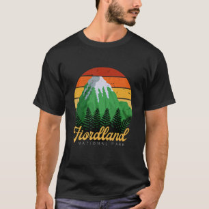 Camiseta Fiordland National Park Nova Zelândia Nature Campi