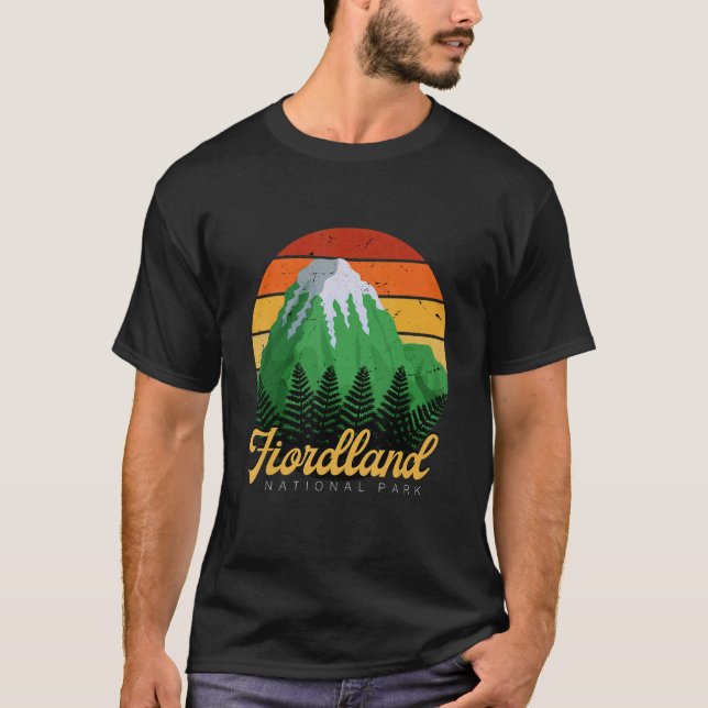 Camiseta Fiordland National Park Nova Zelândia Nature Campi (Frente)