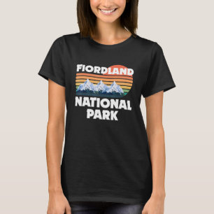 Camiseta Fiordland National Park Nova Zelândia Tourist Hiki