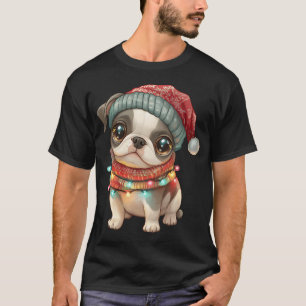 Camiseta Fios cintilantes enrolados em torno de um cão