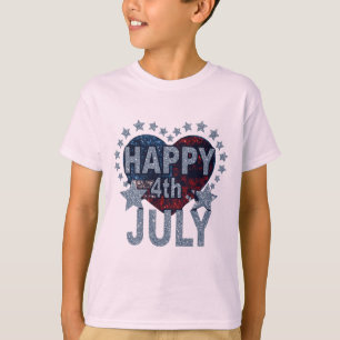 Camiseta Fios da Liberdade: Estampas Ousadas de Orgulho Ame
