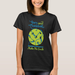Camiseta Fios e Pickleball fazem-me sorrir, Pickleball e Cr
