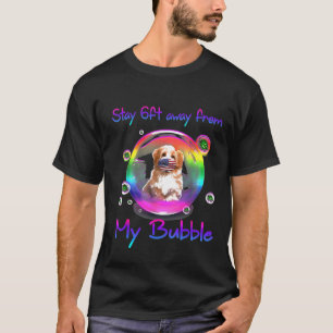 Camiseta Fique A 6 Metros Do Meu Cão Shih Tzu