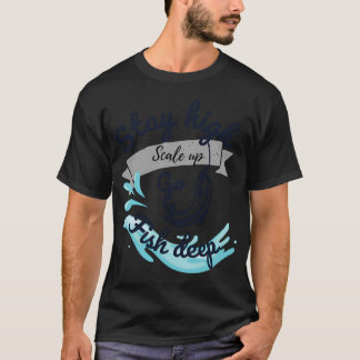 Camiseta Fique Alto Peixe Profundo.