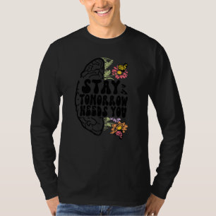 Camiseta Fique Amanhã Precisa de Você Conscientização sobre