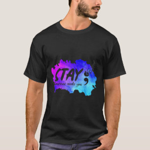 Camiseta Fique amanhã precisa prevenção conscientização apo