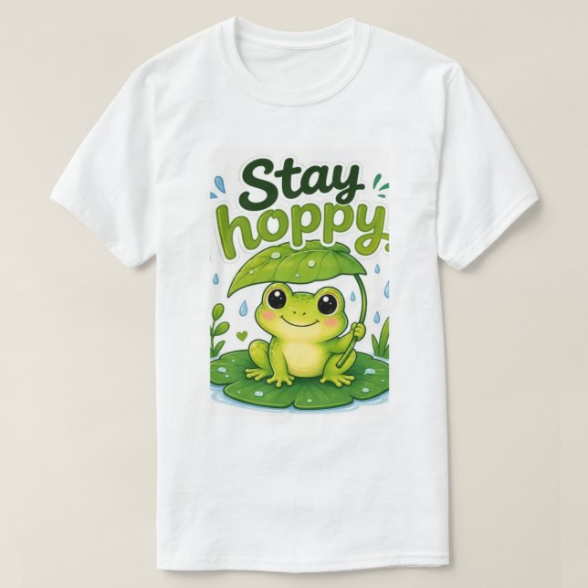 Camiseta Fique Animado. (Frente do Design)