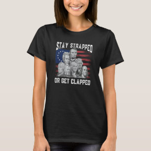 Camiseta Fique armado ou leve um tiro Pais Fundadores 4º