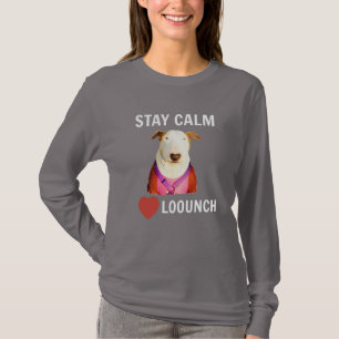 Camiseta FIQUE CALMO - AMOR, AMOR, LÁTEA de Manga longa fe