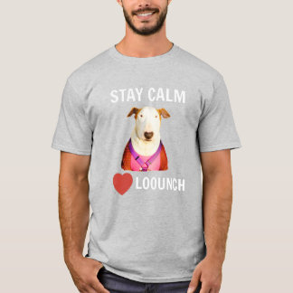 Camiseta FIQUE CALMO - AMOR LOOUNCH, Tee masculino