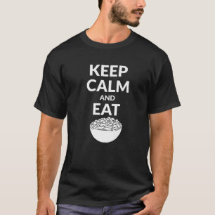 Camiseta Fique Calmo E Coma Mac E Queijo