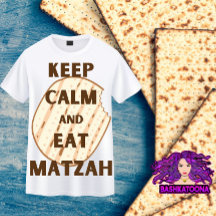 Fique calmo e coma Matzah Engraçado Design