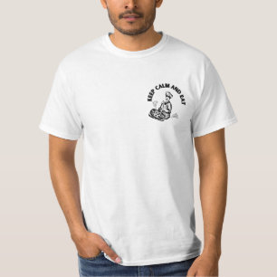Camiseta Fique Calmo E Coma Pizza