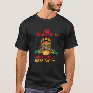 Camiseta Fique Calmo E Coma Um Bovino
