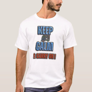 Camiseta Fique Calmo e continue,