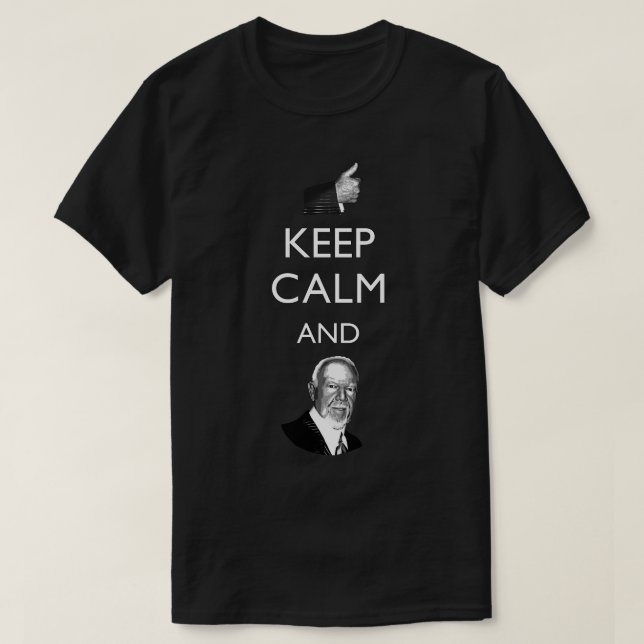 Camiseta Fique calmo e Don Cherry (Frente do Design)