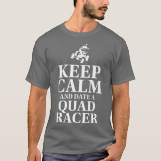 Camiseta Fique Calmo E Encontre Um Cavaleiro De Quad Bike Q