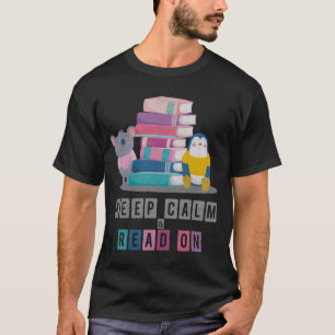Camiseta Fique calmo e leia