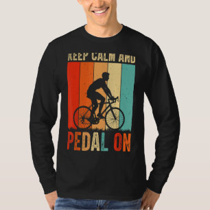 Camiseta Fique Calmo E Pedal Na Bicicleta De bicicleta