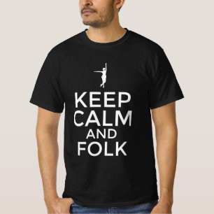 Camiseta Fique calmo e pessoal
