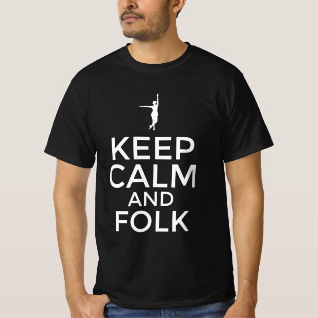 Camiseta Fique calmo e pessoal (Frente)