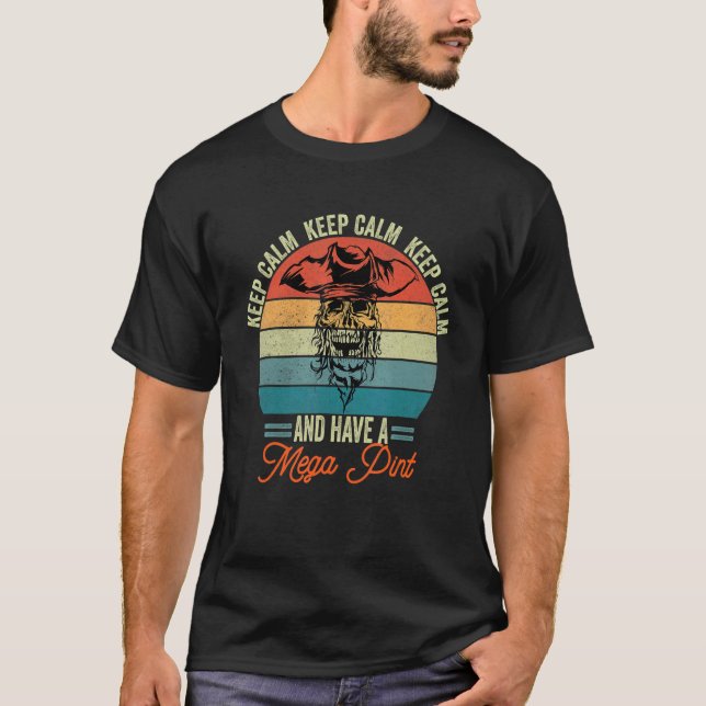 Camiseta Fique Calmo E Tenha Um Mega Ponto 1 (Frente)