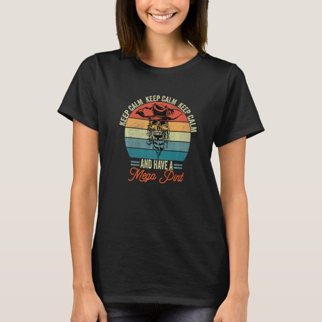 Camiseta Fique Calmo E Tenha Um Mega Ponto 6 (Frente)