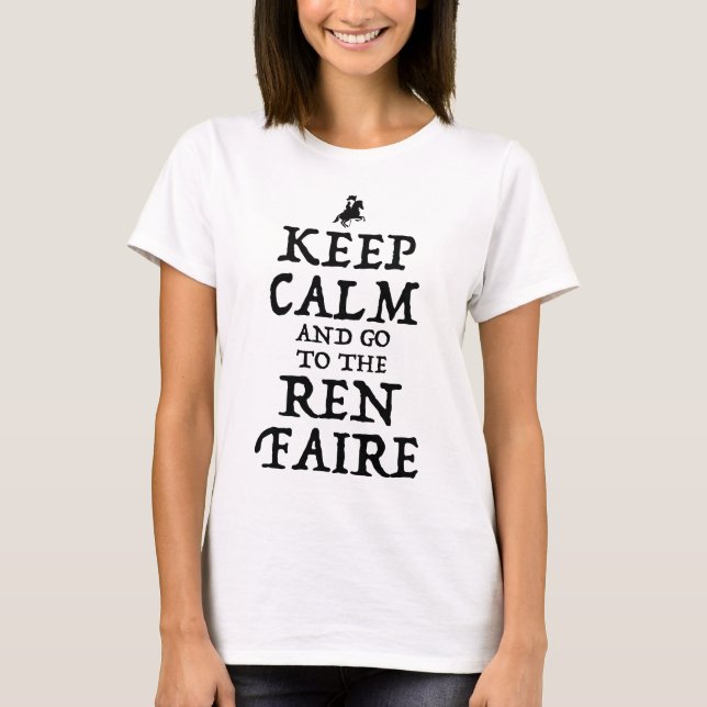 Camiseta Fique Calmo E Vá Para A Feira Da Ren (Frente)