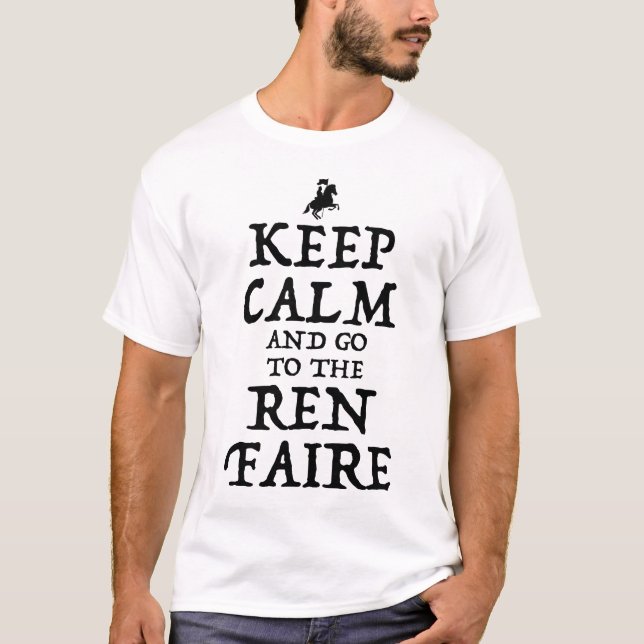Camiseta Fique Calmo E Vá Para A Feira Da Ren (Frente)