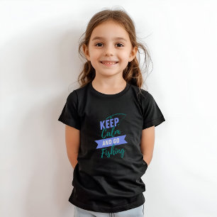 Camiseta Fique calmo e vá pescar