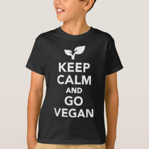 Camiseta Fique Calmo E Vá Vegan