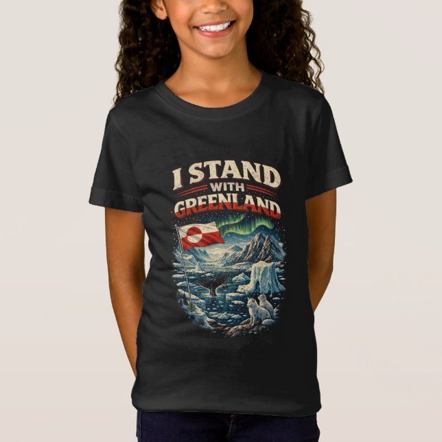 Camiseta Fique com a Groenlândia (Frente)
